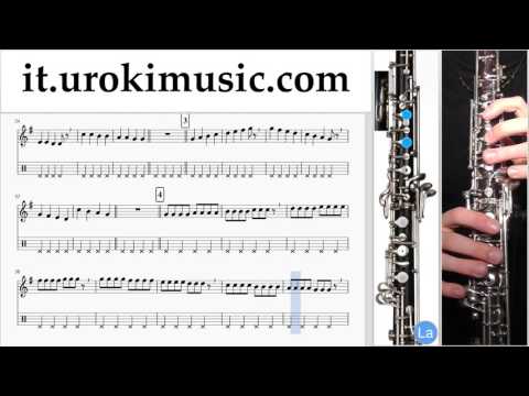 Lezioni di Oboe Passenger Let Her Go Parte#1 Melodia Tutorial Spartito Imparare Insegnante Metodi