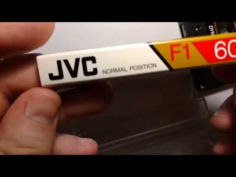 JVC F1 DYNAREC F1/60 1983 (горчичник) unpacking #audiocassette​ #JVC
