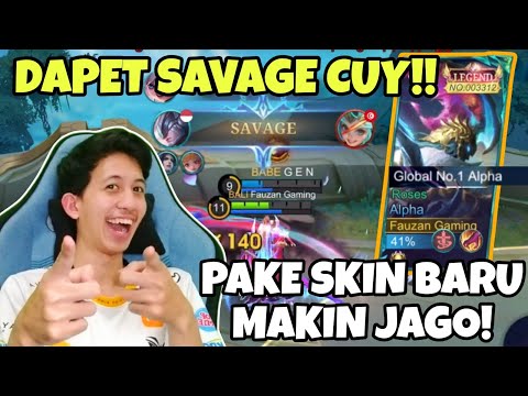 KING ALPHA WEARS A LEGEND SKIN AND IMMEDIATELY GOES SAVAGE!! MY ALPHA IS EVEN MORE GG AND GET A L...