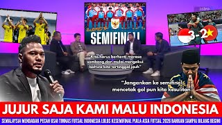 Download lagu SEMALAYSIA HEBOH !! Timnas Futsal Indonesia Lolos Semifinal‼️Fans Malaysia, Safee Sali Bilang Gini mp3