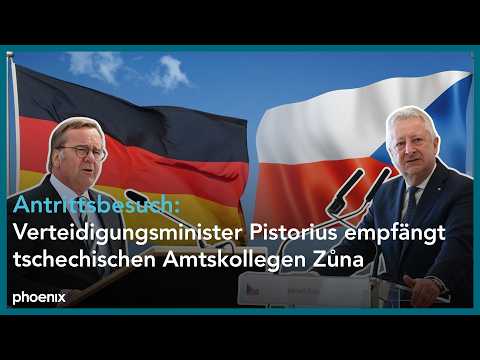 Video Thumbnail: Verteidigungsministerium: Boris Pistorius empfängt Jaromír Zuna | 09.06.2026