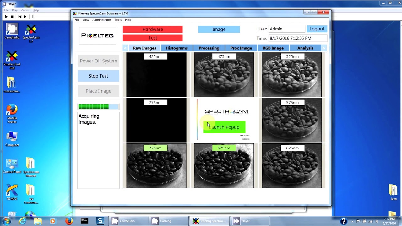 SpectroCam Multispectral Wheel Camera - Setup and Use