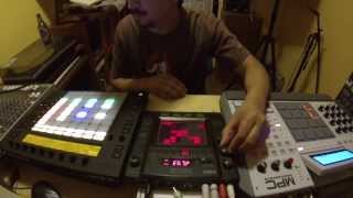 akai mpc ren + kp3 + ableton push by NMD and Salieri Tap - live session vol 3