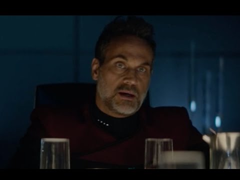 Dinner with Captain Shaw. "No". Picard S3 Ep.1 #picard #startrekpicard #captshaw