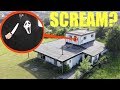 (scary) you won't believe what my drone caught on camera at the Scream House (We saw Ghost Face)