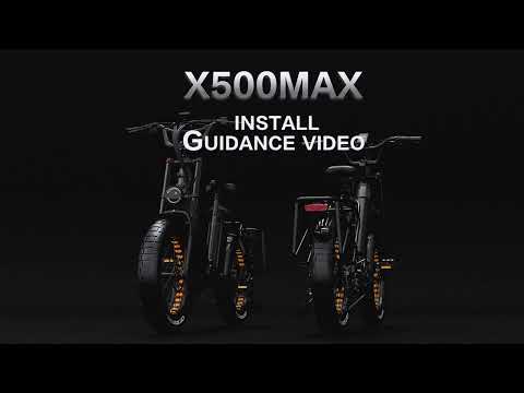 Elektrinis dviratis Bezior X500 MAX, 20", 750W, 17,5Ah + 48V 20Ah video