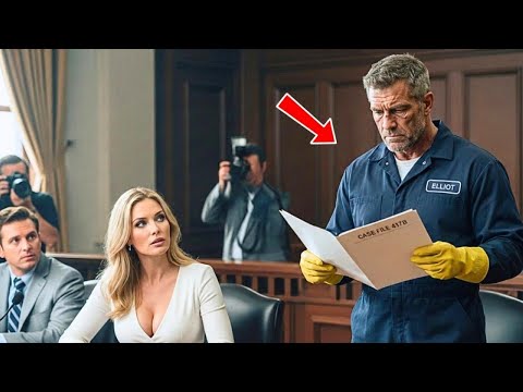 "I WILL DEFEND HER!"—The Janitor Who Saved Billionaire After Her Lawyer Abandoned Her in Court