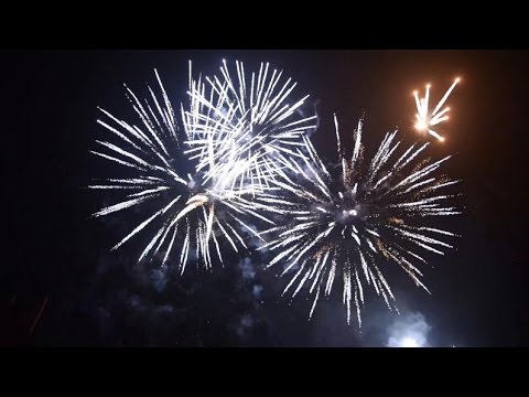 Feuerwerk zum 10-Jährigem Jubiläum des Centers "Das Schloss" Berlin 5.3.2016