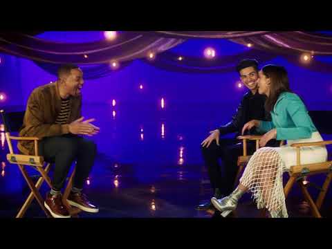 WILL SMITH Interviews Aladdin's Naomi Scott & Mena Massoud