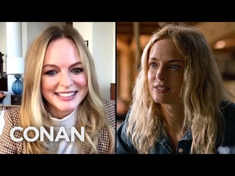 Heather Graham:亞倫-埃克哈特為 "漫遊 "做了一個方法 - CONAN在TBS上 (Heather Graham: Aaron Eckhart Went Method For "Wander" - CONAN on TBS)