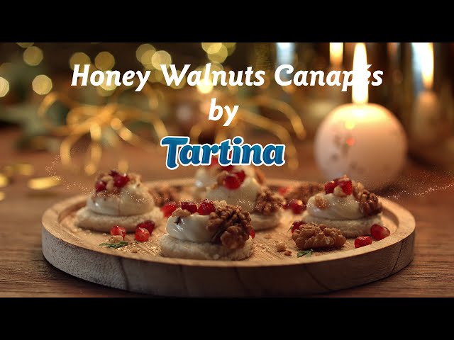 Honey Walnuts Canapés