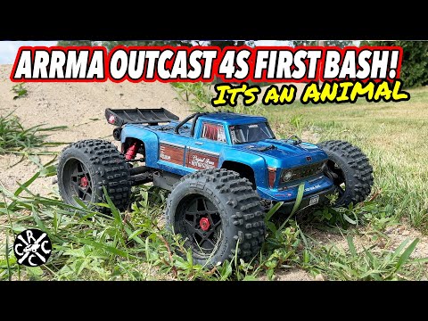 ARRMA Outcast 4s V2 FIRST BASH