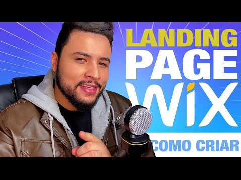 Como Criar Uma Landing Page na WIX PASSO A PASSO