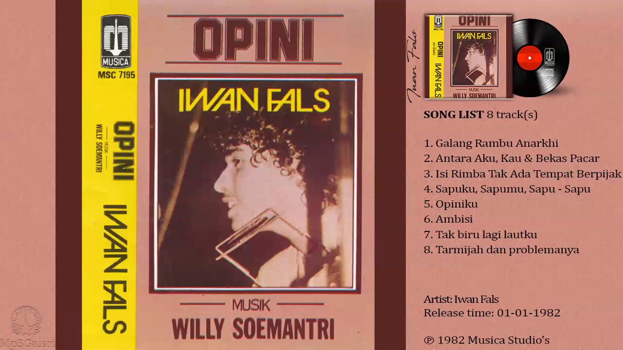 IWAN FALS - Full Album OPINI 1982 Full Lirik HQ