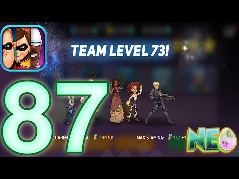 Disney Heroes Battle Mode: Gameplay Walkthrough Part 87 - Team Level 73! (iOS, Android)