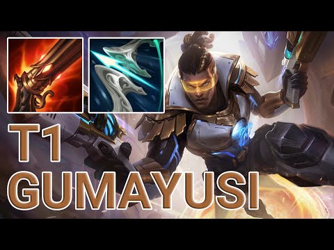 T1 Gumayusi Lucian ADC VS Aphelios | KR Challenger Patch 13.11