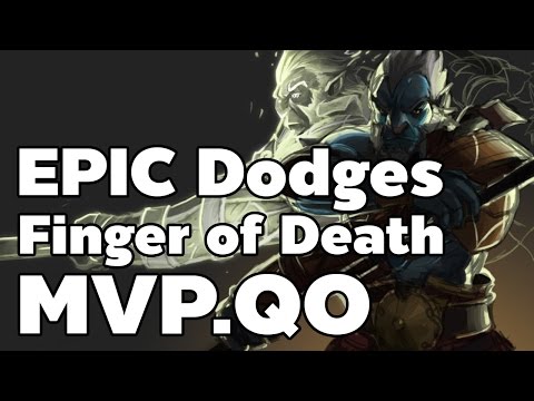 MVP.QO - EPIC Finger of Death DODGE! - DotA2 Rage Quit