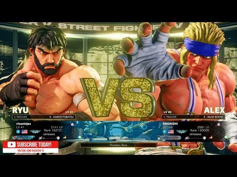 "Best Bout Replays"  SFV AE - ricaninjax vs HAGAISHI  (1080pHD 60fps)