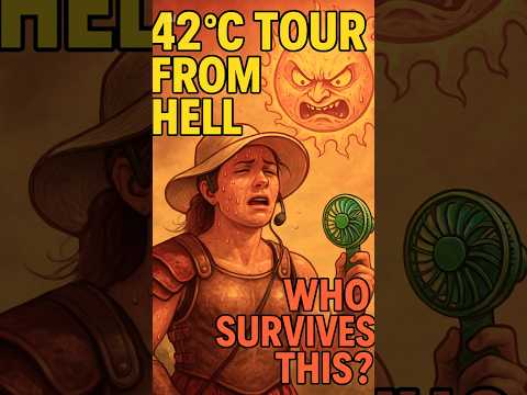 “Tour Guide vs Roman Sun 🌞 Gladiator Heat Battle in Real Life!”