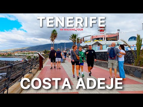 TENERIFE TODAY - COSTA ADEJE 🇮🇨 What’s the Atmosphere? Walking Tour 4K