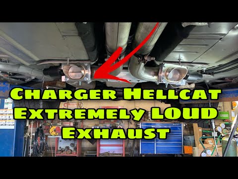2019 charger Hellcat QTP cut outs EXHAUST