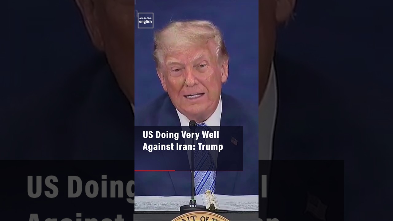 Video | US Doing Very Well Against Iran: Trump