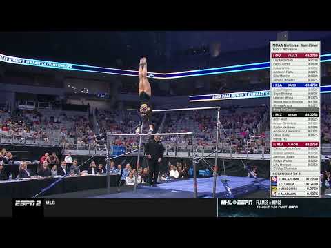 Riley McCusker 9.8625 Bars Florida @ National Championship Semifinals 4-17-25