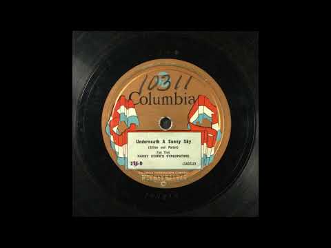 Underneath a Sunny Sky - Harry Reser’s Syncopators