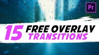 15 FREE Transitions Pack Matte Overlay | Premiere Pro Tutorial