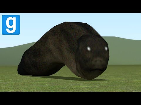 HIGHWAY WORM VS BUGATTI! - Garry's mod sandbox