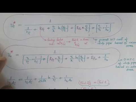 Problem - Overall Heat Transfer  Coefficient | Heat Exchangers | HMT | Mod 4 | KTU | S6 MECHANICAL |