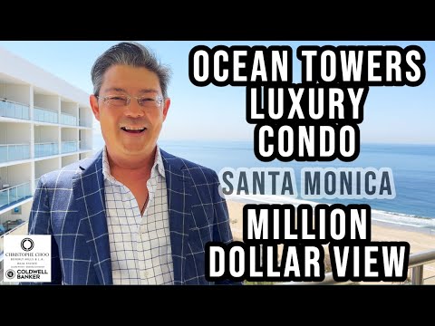 Luxury Ocean Towers Condo in #SantaMonica with #VIEWS #LosAngeles Christophe Choo Real Estate Broker