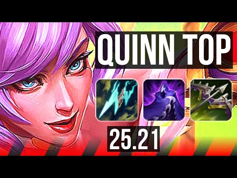 QUINN vs ILLAOI (TOP) | Rank 4 Quinn, Legendary, Comeback, 1100+ games | KR Grandmaster | 25.21