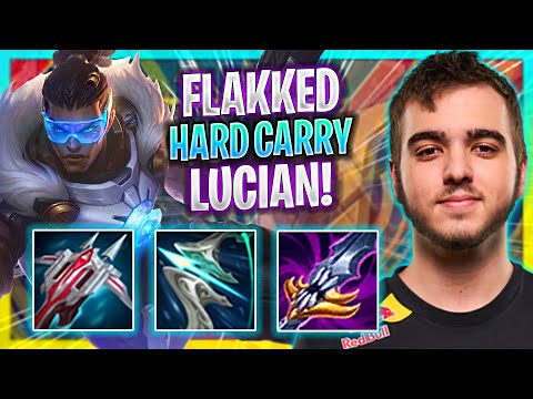 FLAKKED HARD CARRY WITH LUCIAN! | HRTS Flakked Plays Lucian ADC vs Kai'sa! | Preseason 2023