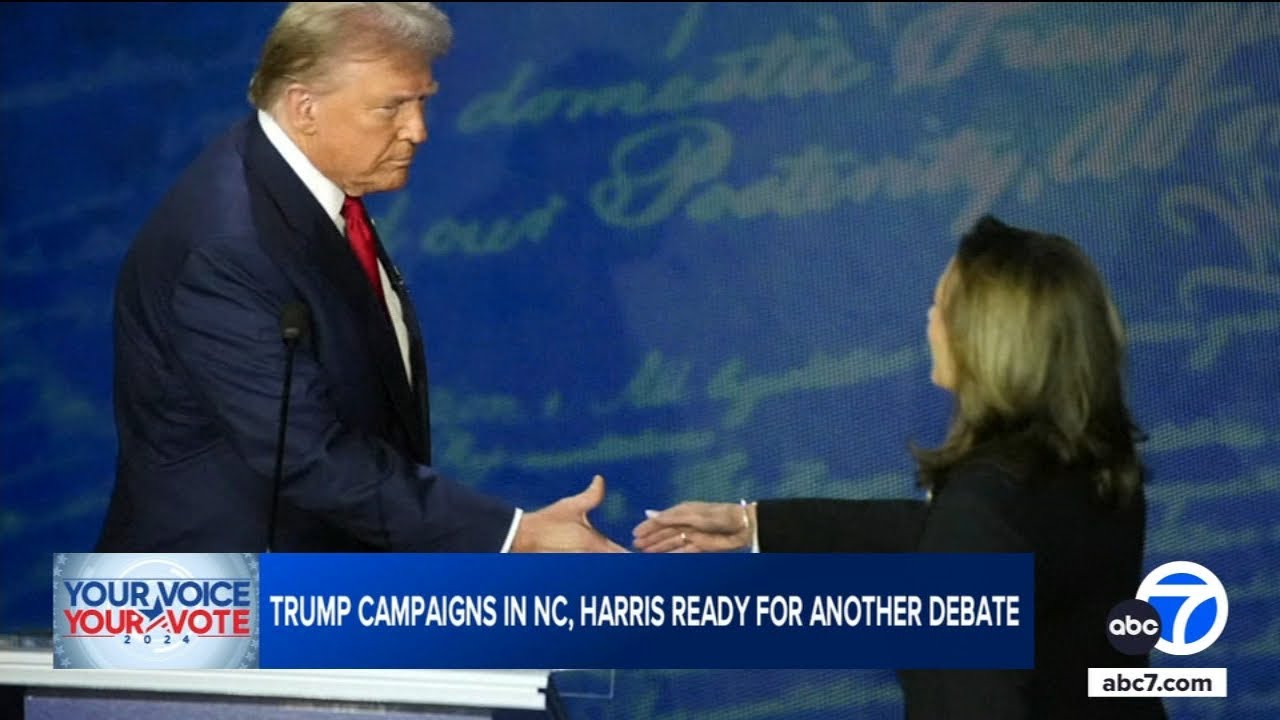 Harris ready for another debate, Trump says "it's too late"