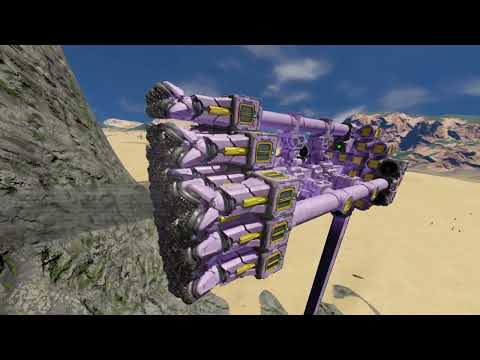 Automatic Tunnel Boring Machine With Monorail.