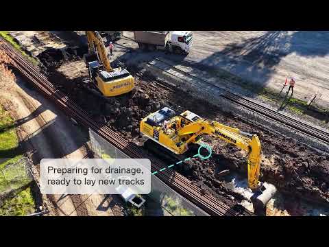 Benalla Station precinct starts to take shape as Inland Rail construction in Victoria progresses