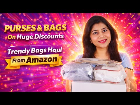 Purses & Bags On Huge Discounts | Trendy Bags👜 Haul From Amazon