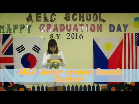 Study English in the Philippines/Junior student Speech contest