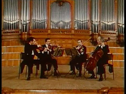 Borodin Quartet play Shostakovich String Quartet no. 7 - video 1982