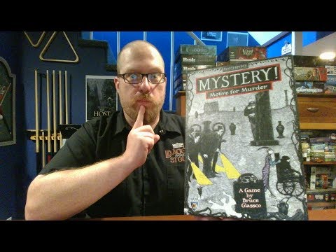 The Board Game Kaptain's review and tutorial for Mystery! Motive for Murder 