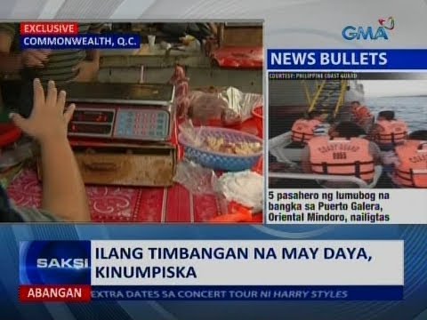 Saksi: Ilang timbangan na may daya, kinumpiska