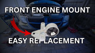 Dodge Grand Caravan Front Engine Mount Replacement (Clunk, Vibration Fixed) Easy DIY 2001-2007
