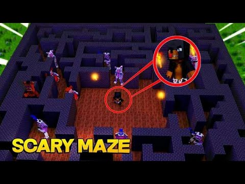 Minecraft - CRAZY SCARY FIVE NIGHTS AT FREDDY'S SECRET MAZE