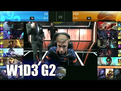 Echo Fox vs Cloud 9 | Game 2 S6 NA LCS Summer 2016 Week 1 Day 3 | FOX vs C9 G2 W1D3 1080p