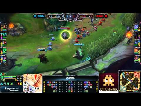 ESL Türkiye Go4LoL #90. Turnuvası Final - Reborn XD vs. Pixel Gaming Club 1. Maç (Brcevik)