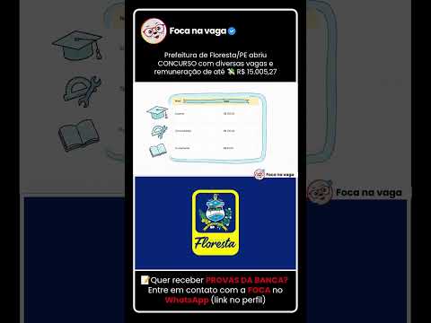 CONCURSO PÚBLICO DA PREFEITURA DE FLORESTA/PE: EDITAL PUBLICADO NO SERTÃO DE PERNAMBUCO!