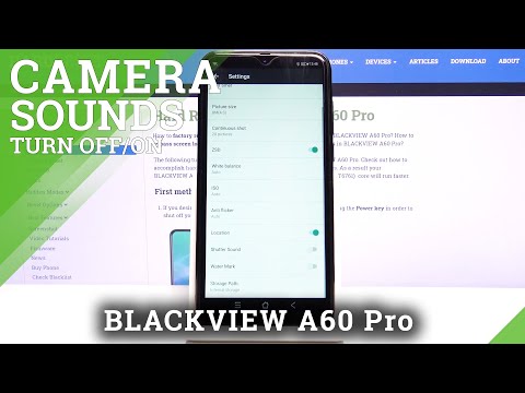 How to Manage Camera’s Sounds in BLACKVIEW A60 Pro – Disable Shutter Sound