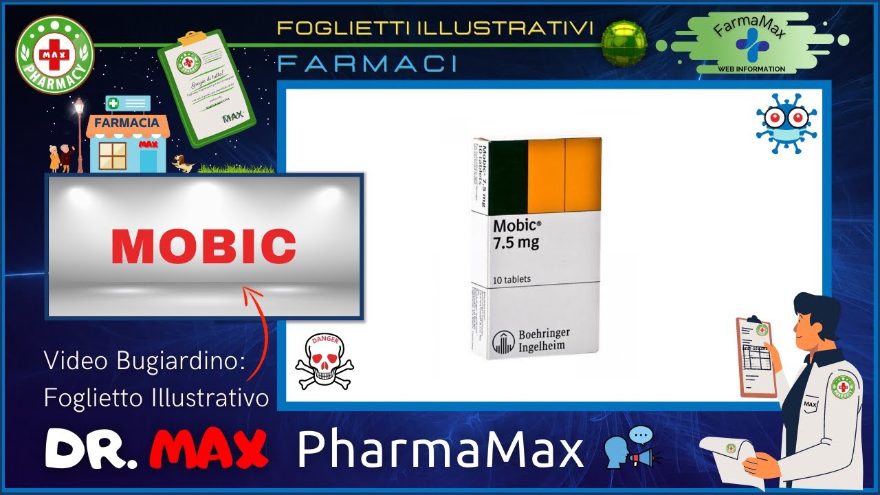 ❓ Cos'è il 💊 Farmaco MOBIC 🗺️ Foglietto Illustrativo Bugiardino 👔 ᗪᖇ. ᗰᗩ᙭