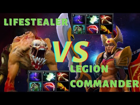 Who Wins? | Lifestealer vs Legion Commander (4 Duels) | 1 vs 1 |  7.32c  Dota 2